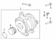 Diagram for 2021 Ford Escape Alternator Pulley - JX6Z-10344-A