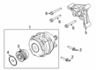 Diagram for 2023 Ford Explorer Alternator Pulley - L1MZ-10344-B