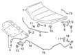 Diagram for 2023 Lincoln Nautilus Hood Cable - FT4Z-16916-F