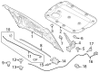 Diagram for 2022 Ford Bronco Hood Latch - M2DZ-16700-A