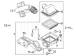 Diagram for 2022 Ford F-150 Air Duct - ML3Z-9B659-E