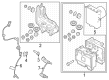 Diagram for 2022 Ford Bronco ABS Control Module - MB3Z-2C219-H