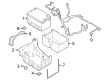 Diagram for 2023 Ford F-350 Super Duty Battery Tray - PC3Z-10732-A