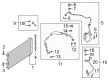 Diagram for 2023 Ford Bronco Sport A/C Condenser - LX6Z-19712-M