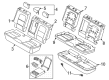 Diagram for Ford Bronco Sport Seat Cover - M1PZ-7866600-JB