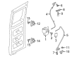 Diagram for 2023 Ford Transit Door Handle - EK4Z-1822600-AB