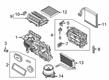 Diagram for 2020 Ford Escape Heater Control Valve - LX6Z-18495-A