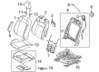 Diagram for Ford Mustang Seat Cushion - FR3Z-6364810-K