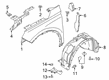 Diagram for 2021 Lincoln Corsair Fender - LJ7Z-16006-A