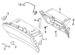 Diagram for 2022 Lincoln Nautilus Glove Box - MA1Z-5806024-BD