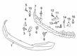 Diagram for Ford Ranger Bumper - KB3Z-17232-AA