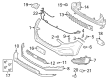 Diagram for 2023 Ford Edge Bumper - KT4Z-17D957-CBPTM