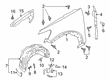 Diagram for 2020 Ford Police Interceptor Utility Fender - LB5Z-16006-B