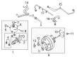 Diagram for Ford Brake Booster - HC3Z-2005-E