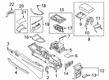 Diagram for 2020 Ford Edge Armrest - LT4Z-5806024-AA