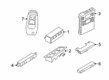 Diagram for 2022 Ford Transit Connect Transmitter - KT1Z-15K601-F