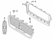 Diagram for 2020 Lincoln Aviator Emblem - LC5Z-8213-AA