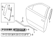 Diagram for 2024 Ford F-250 Super Duty Door Moldings - ML3Z-1521453-E