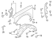 Diagram for 2021 Ford Bronco Wheelhouse - M2DZ-16102-A