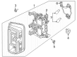 Diagram for 2023 Ford Bronco Back Up Light - M2DZ-13405-A