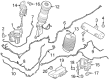 Diagram for 2020 Ford Police Interceptor Utility Ride Height Sensor - LB5Z-5A967-B