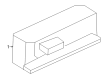 Diagram for Lincoln Corsair Antenna - LJ7Z-19A390-C