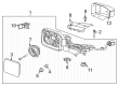 Diagram for Ford Bronco Mirror Cover - M2DZ-17D743-EAPTM