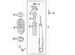 Diagram for 2020 Ford EcoSport Shock Absorber - GN1Z-18125-AX