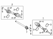 Diagram for 2021 Lincoln Nautilus Axle Shaft - K2GZ-3B436-AG