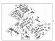 Diagram for Lincoln Corsair Rear Crossmember - LX6Z-7810952-A