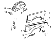 Diagram for 2022 Ford F-250 Super Duty Shock Absorber - LC3Z-18124-V