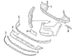 Diagram for Lincoln Corsair Bumper - PJ7Z-17D957-EAPTM