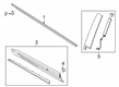 Diagram for 2023 Ford Police Interceptor Utility Door Moldings - LB5Z-7820554-A