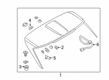 Diagram for 2020 Lincoln Nautilus Spoiler - KA1Z-5844210-ABPTM