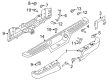 Diagram for 2022 Ford F-150 Bumper - ML3Z-17906-KAPTM