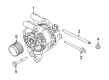 Diagram for 2020 Ford Fusion Alternator Pulley - CJ5Z-10344-C