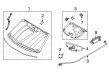 Diagram for Ford Mustang Mach-E Windshield - LJ8Z-5803100-H