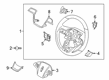 Diagram for 2020 Lincoln Nautilus Steering Wheel - K2GZ-3600-AAG