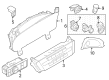 Diagram for 2020 Ford Police Interceptor Utility Ignition Lock Cylinder - LB5Z-11582-B