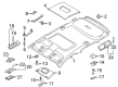 Diagram for Ford EcoSport Sun Visor - GN1Z-5804105-HA