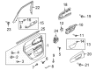 Diagram for 2022 Ford Bronco Sport Door Moldings - M1PZ-7800014-AD