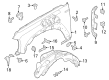 Diagram for 2023 Ford Bronco Fender - N2DZ-16005-C