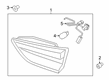 Diagram for 2020 Ford Escape Tail Light - LJ6Z-13404-D