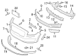 Diagram for 2021 Lincoln Nautilus License Plate - MA1Z-17A385-AA