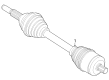 Diagram for Ford E-Transit Axle Shaft - NK4Z-4K139-B