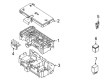 Diagram for 2022 Ford Bronco Relay Block - MB3Z-14A068-Z