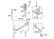 Diagram for Ford Spindle - 9C2Z-3106-D