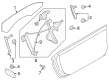 Diagram for 2023 Ford Mustang Window Regulator - MR3Z-6323208-A