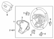 Diagram for Ford Explorer Steering Wheel - LB5Z-3600-MA