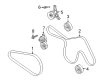 Diagram for 2022 Ford Bronco Serpentine Belt - L1MZ-8620-B